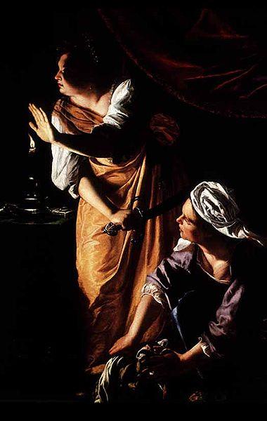 Artemisia  Gentileschi Judith Maidservant DIA Germany oil painting art
